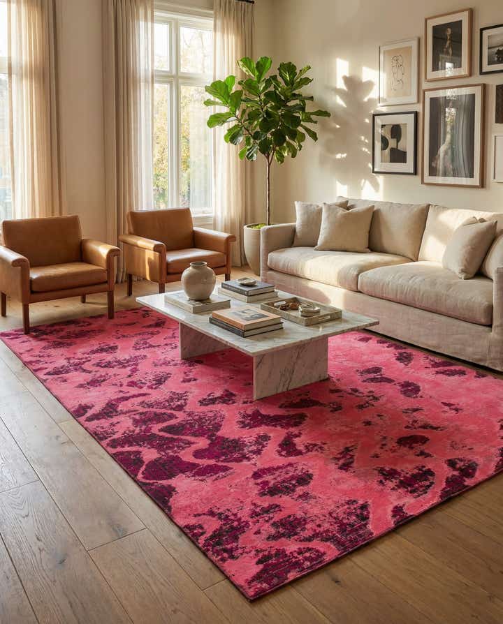 5' 10 x 9' 6 Hand Knotted Ultra Vintage Persian Wool Rug