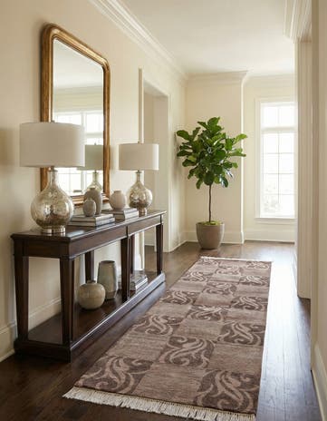 2' 9 x 10' 3 Hand Knotted Darya Wool Runner Rug