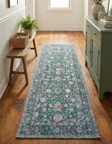 2' x 5' Washable Yara Runner Rug