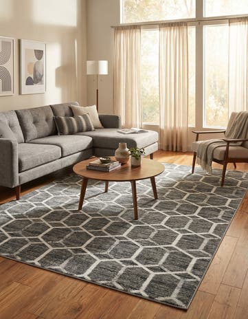 6' x 9' Lattice Trellis Rug