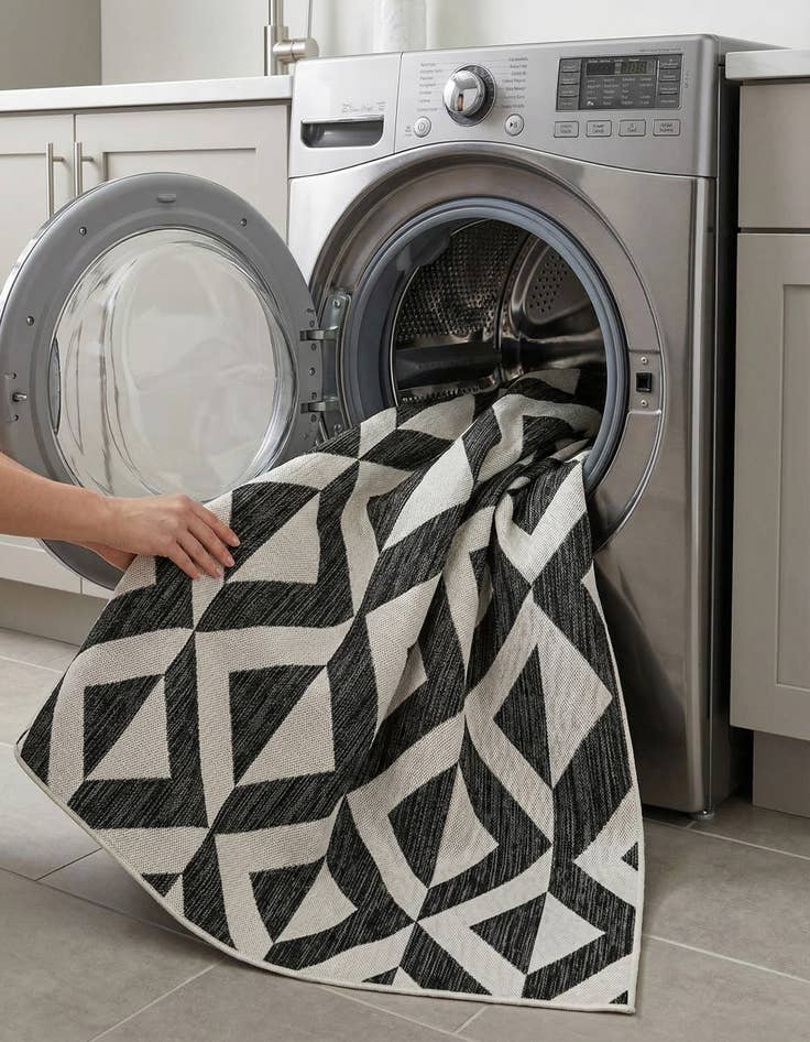 Detail image of 6' x 9'  Washable Jill Zarin Napa Indoor / Outdoor Rug