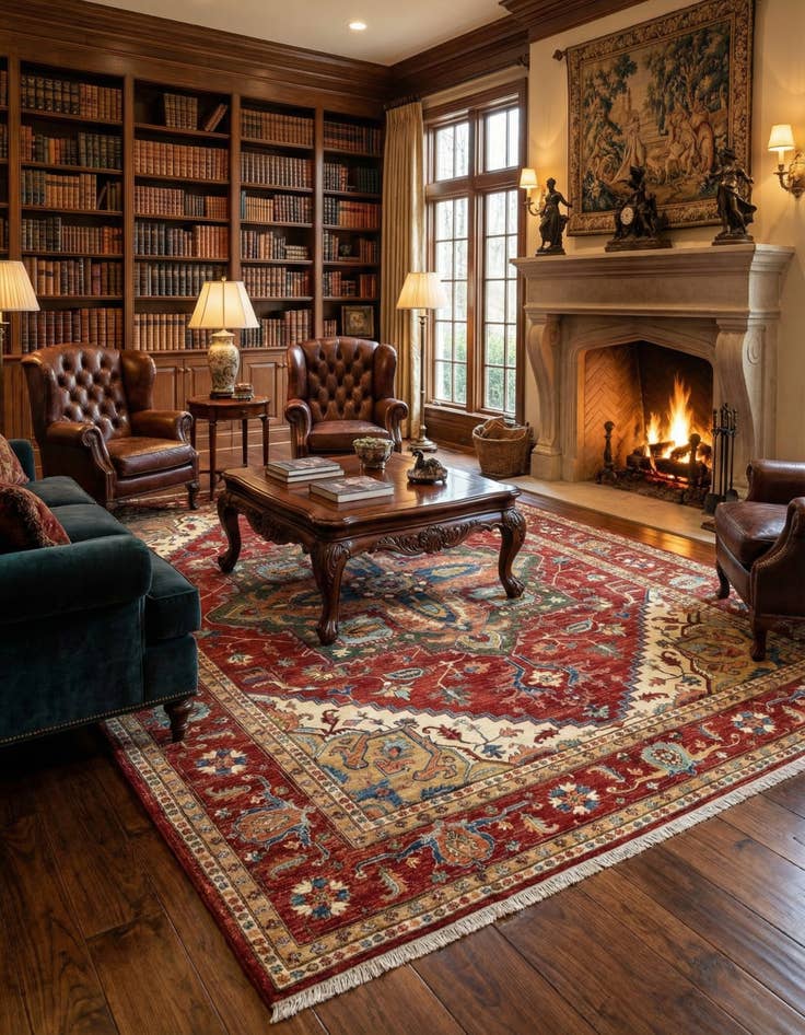 Detail image of  9' 10 x 12' 7 Sara Wool Rug