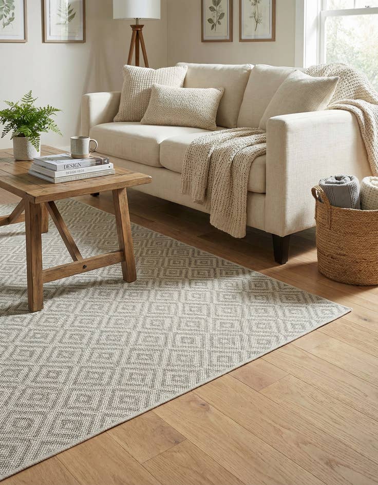 Detail image of 1' 4 x 1' 4  Washable Jill Zarin Costa Rica Indoor / Outdoor Sample Rug