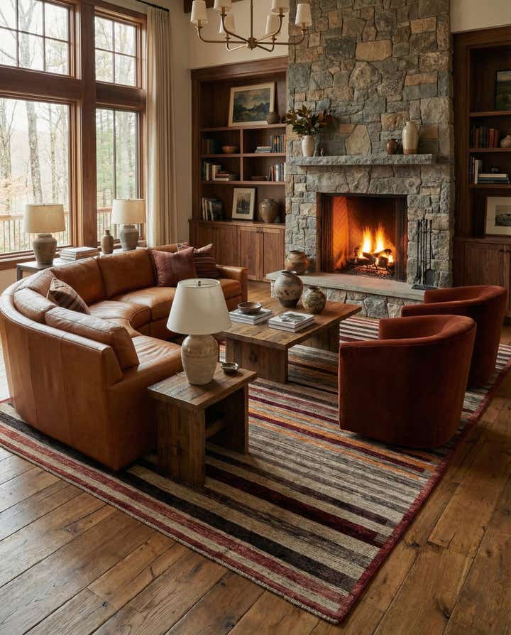 8' x 9' 10 Hand Knotted Darya Wool Rug