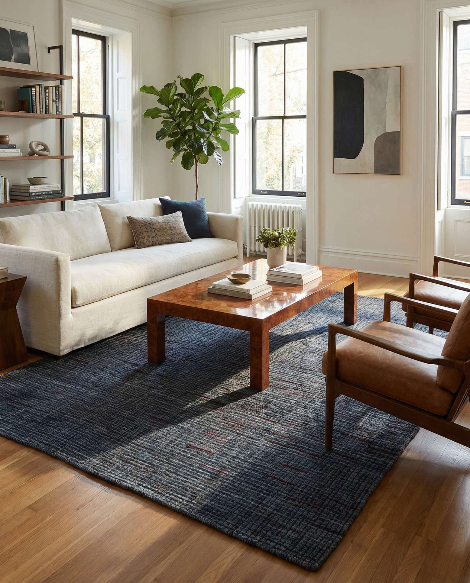 6' 6 x 10' Hand Knotted Darya Wool Rug