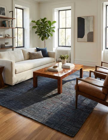 6' 6 x 10' Hand Knotted Darya Wool Rug