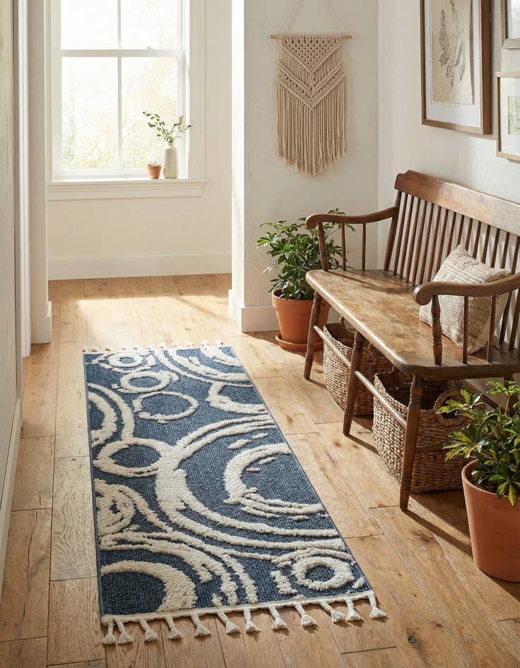 Detail image of 2' x 6' Boho Runner Rug