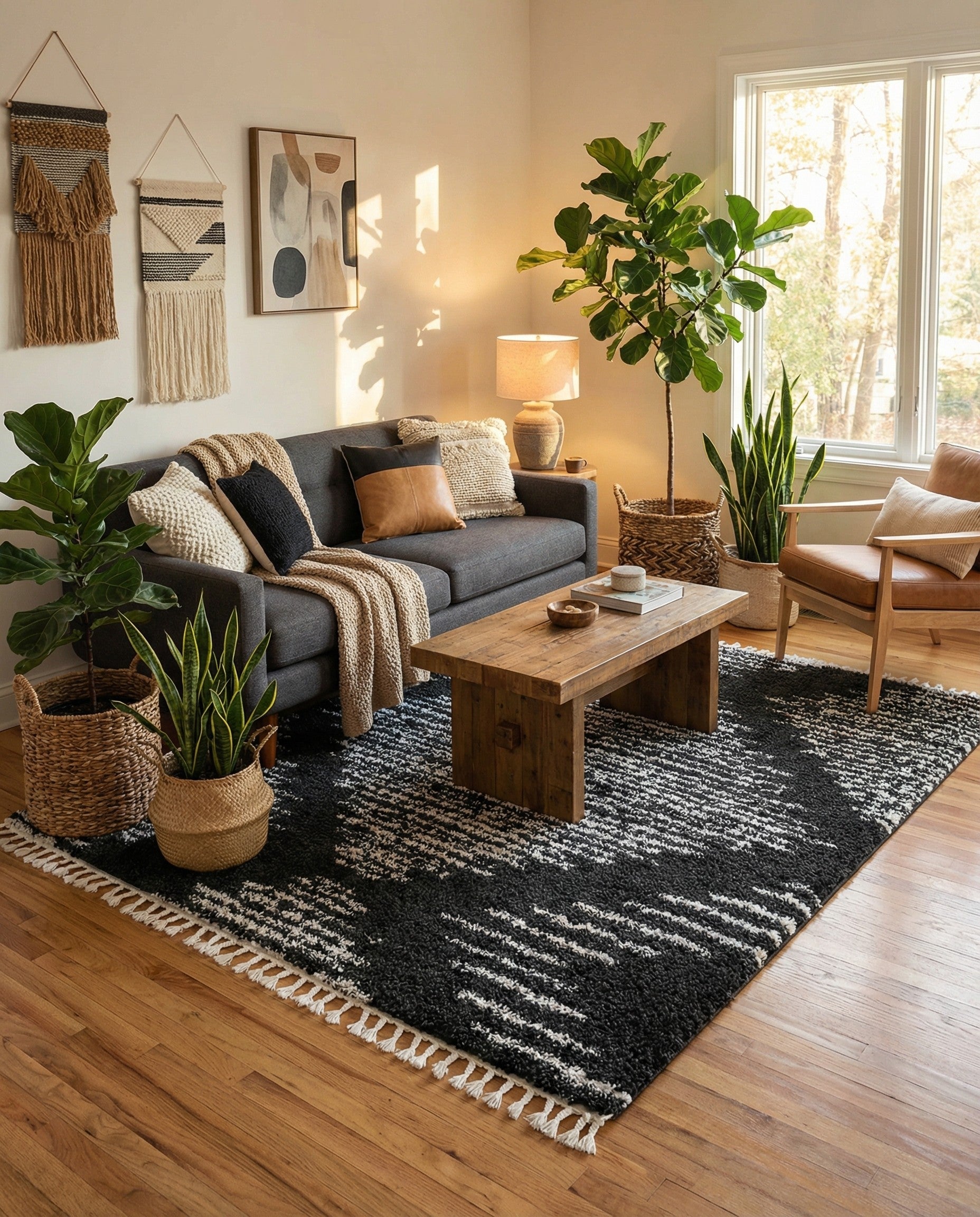  7' 10 x 7' 10 Serenity Shag Square Rug