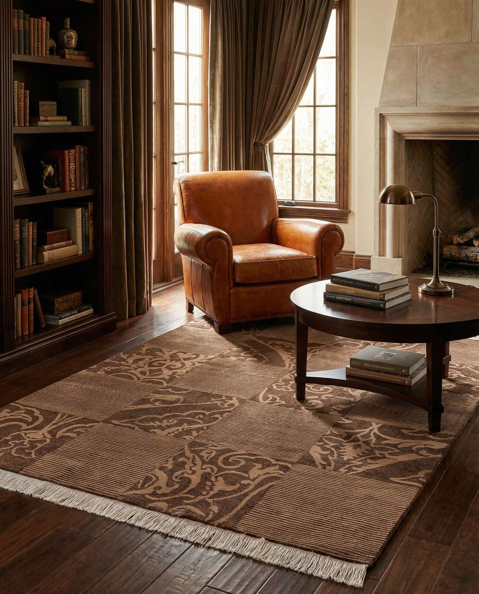 5' 9 x 8' 1 Hand Knotted Darya Wool Rug