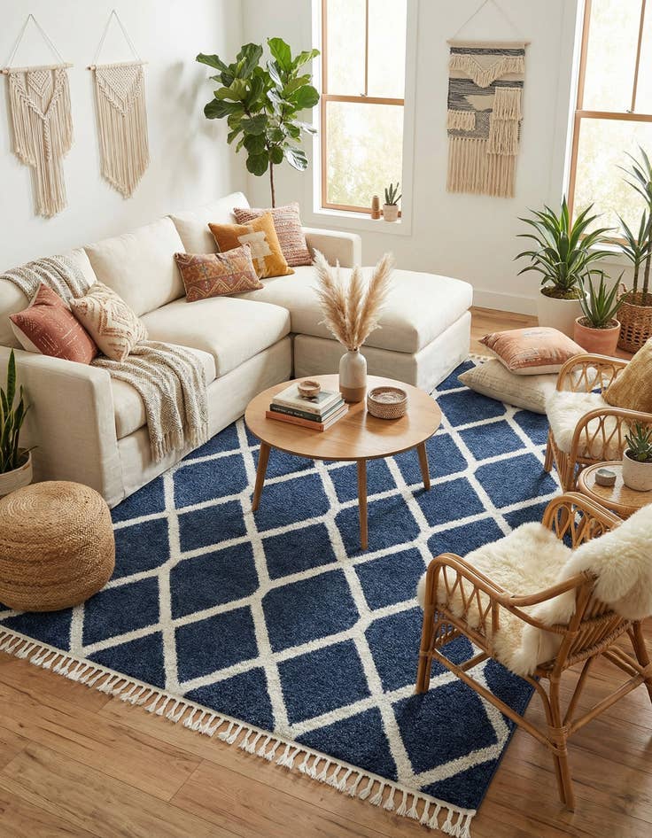 Detail image of  9' 6 x 14' 3 Boho Rug