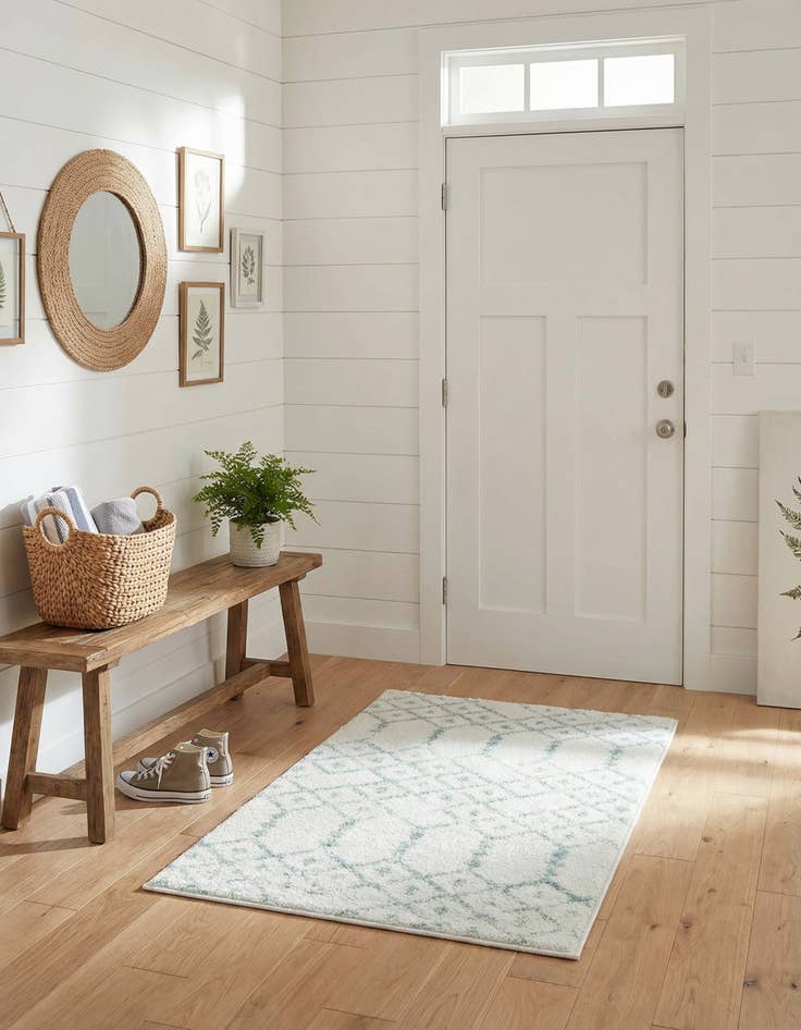 Detail image of  2' x 3' Paxon Trellis Rug