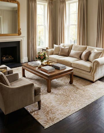6' 5 x 9' 7 Hand Knotted Darya Wool Rug