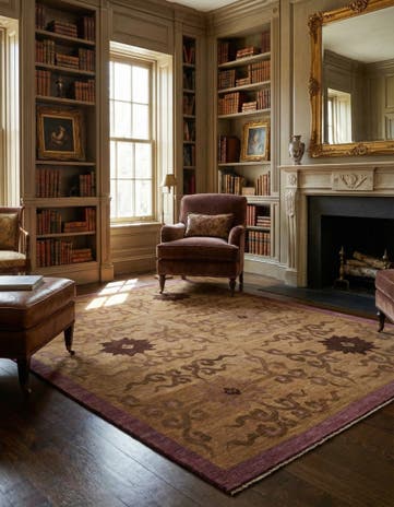 8' 2 x 10' 3 Kooches Yardo Wool Rug