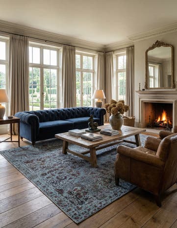 7' 4 x 10' 5 Vintage Royal Wool Rug