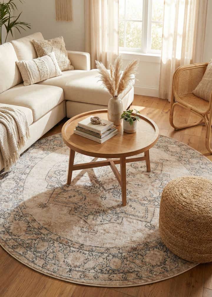 6' x 6' Oregon Round Rug