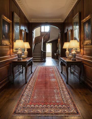 5' 8 x 10' Hand Knotted Botemir Persian Wool Runner Rug
