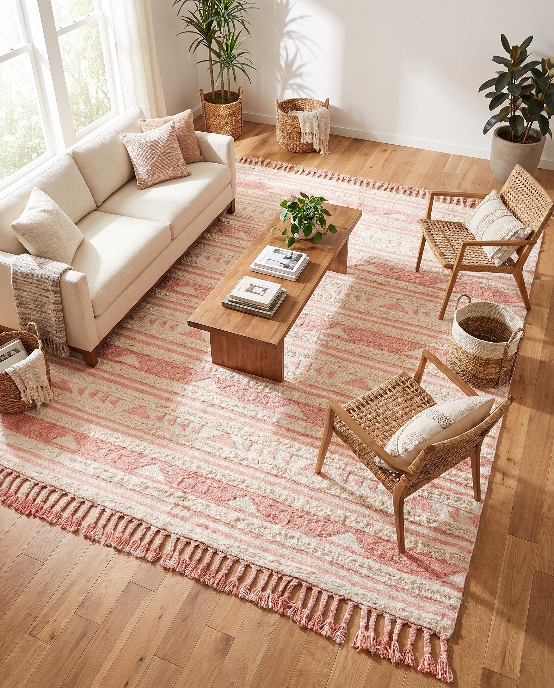 9' x 12' Hand Woven Arizona Wool Rug
