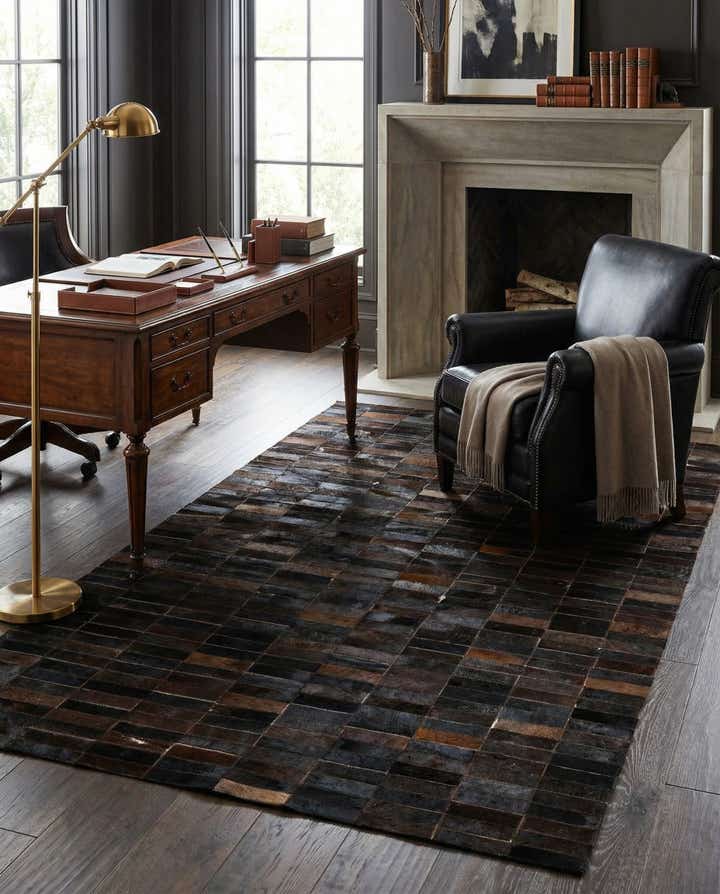5' x 8' 1 Cowhide - Patchwork Rug
