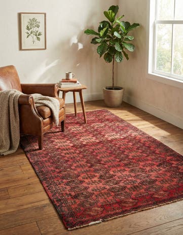 2' 10 x 5' 5 Hand Knotted Ultra Vintage Persian Wool Rug