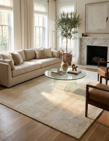 6' 7 x 9' 9 Hand Knotted Darya Wool Rug