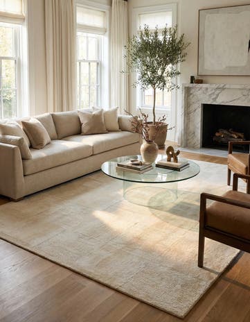 6' 7 x 9' 9 Hand Knotted Darya Wool Rug