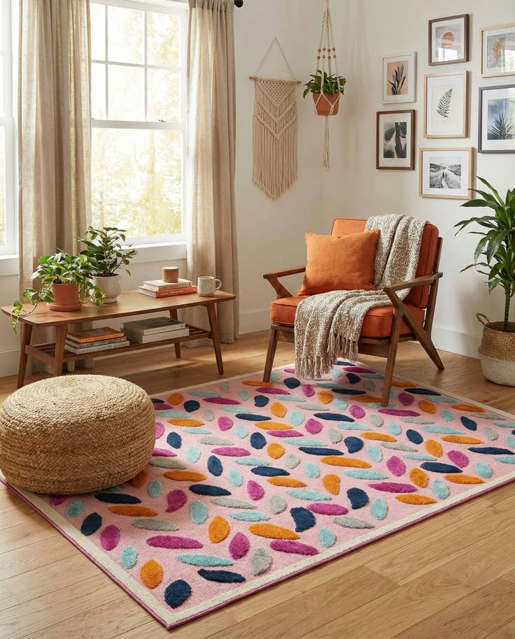 Detail image of 5' 3 x 8' Easy-Clean Aruba Indoor / Outdoor Rug