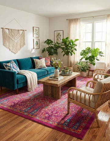 Pink Calypso Rug