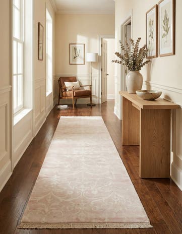 2' 7 x 9' 9 Hand Knotted Darya Wool Runner Rug