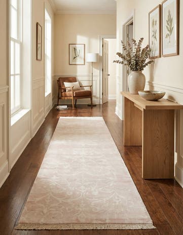 2' 7 x 9' 9 Hand Knotted Darya Wool Runner Rug