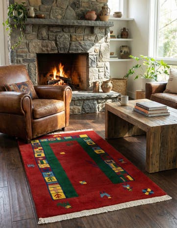 3' 1 x 5' 6 Hand Knotted Tibet Wool Rug