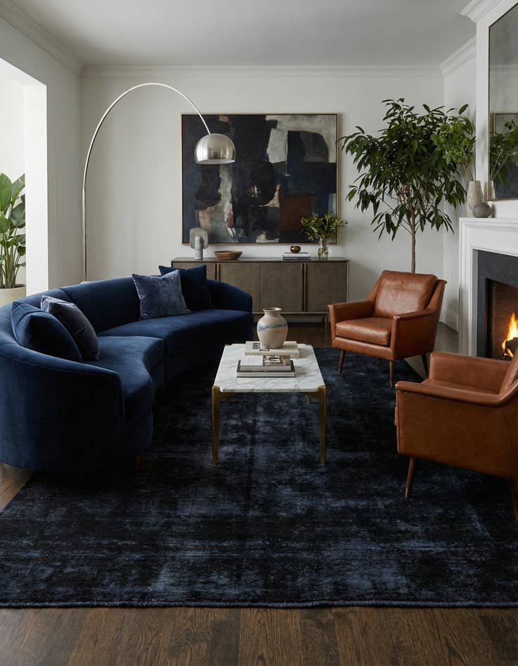 Detail image of 6' 1 x 9' 2 Hand Knotted Ultra Vintage Persian Wool Rug