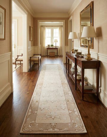 2' 10 x 10' Hand Knotted Darya Wool Runner Rug