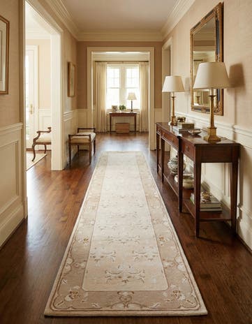 2' 10 x 10' Hand Knotted Darya Wool Runner Rug