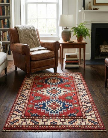 2' 8 x 4' 2 Hand Knotted Kazak Rug