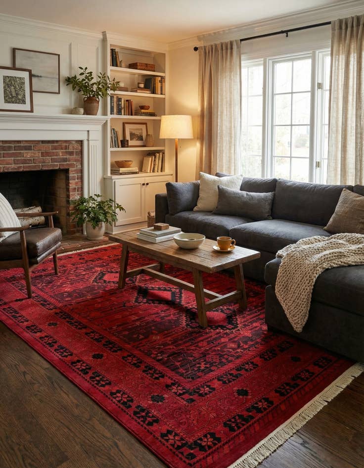 Detail image of 10' x 13' Bokhara Rug