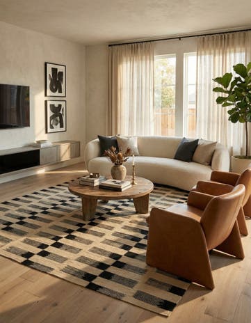 5' 10 x 7' 10 Hand Woven Kilim Modern Wool Rug