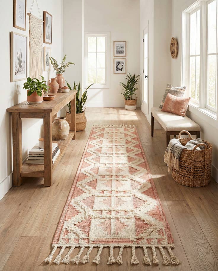 Detail image of 2' 7 x 13' 1 Hand Woven Arizona Wool Runner Rug
