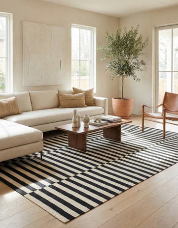 8' 2 x 11' 1 Hand Woven Kilim Modern Wool Rug