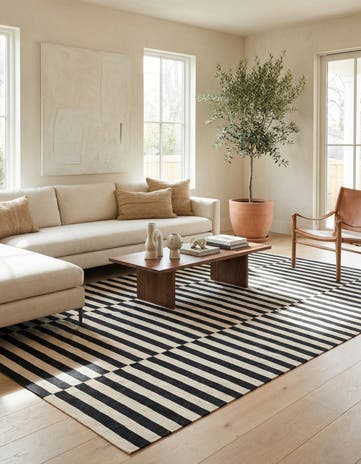 8' 2 x 11' 1 Hand Woven Kilim Modern Wool Rug