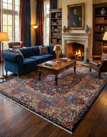 9' 8 x 12' 6 Kashmar Wool Rug