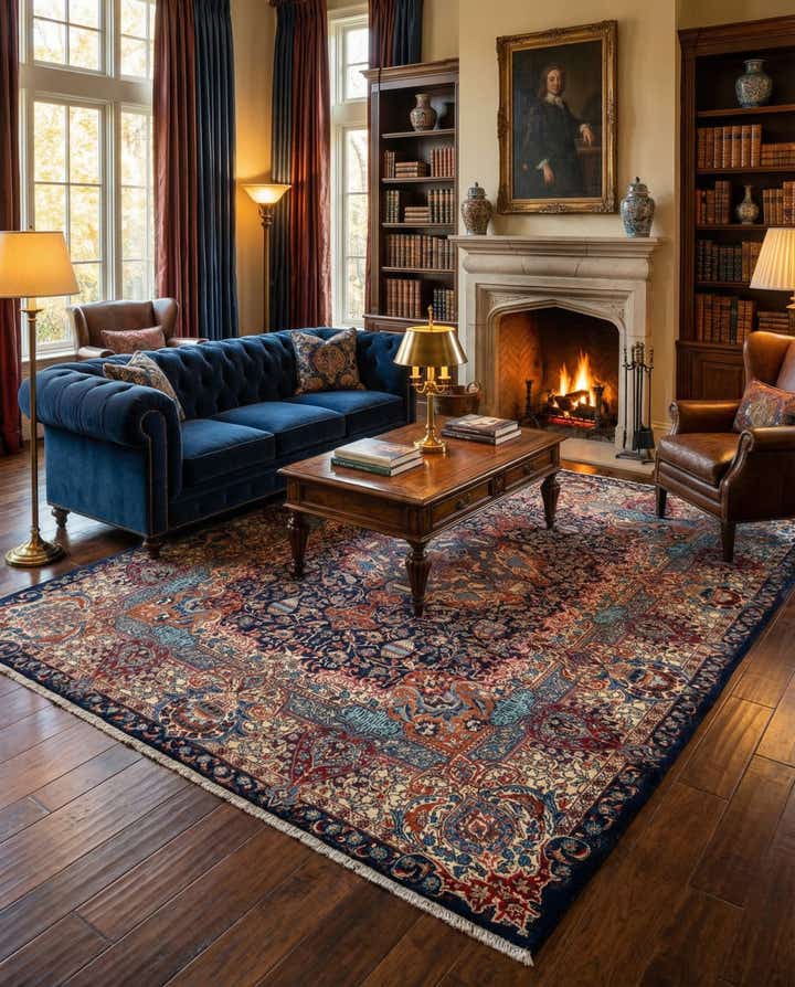 9' 8 x 12' 6 Kashmar Wool Rug