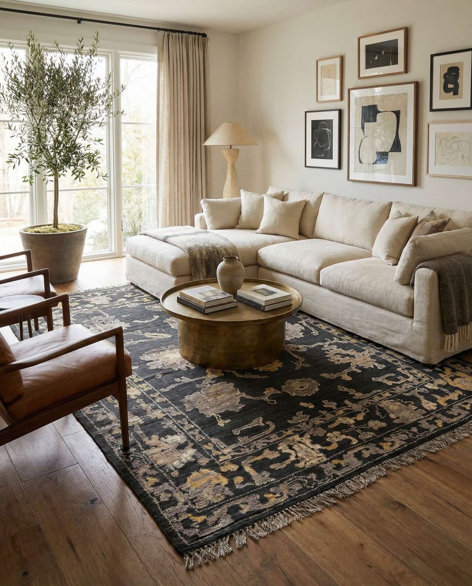 8' 8 x 12' 4 Hand Knotted Darya Wool Rug