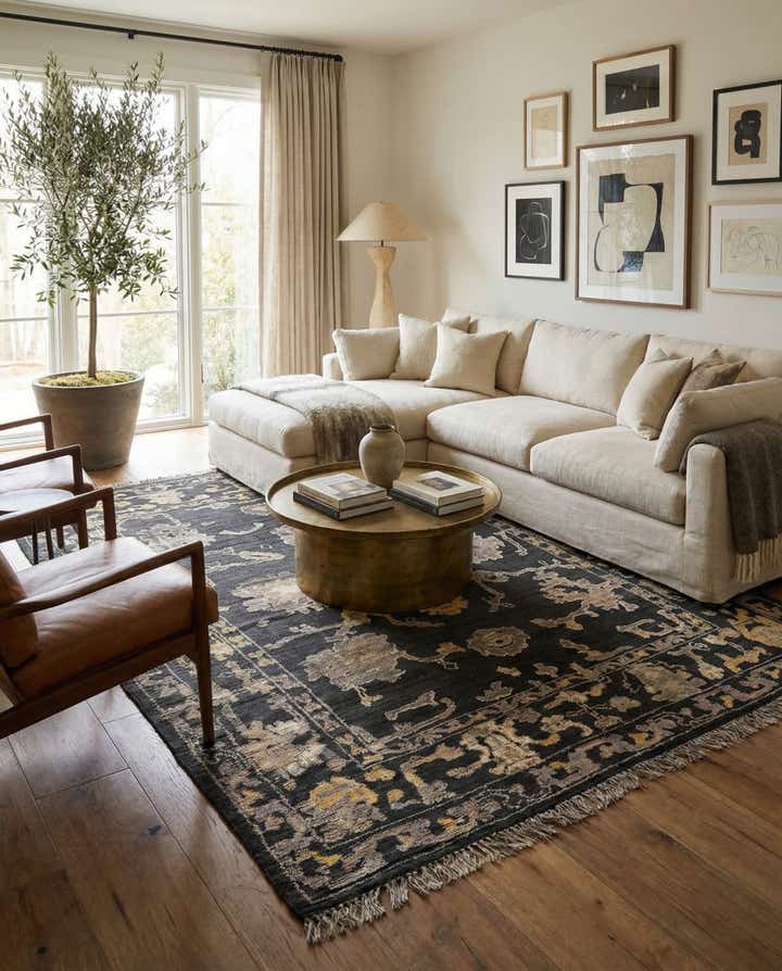 8' 8 x 12' 4 Hand Knotted Darya Wool Rug