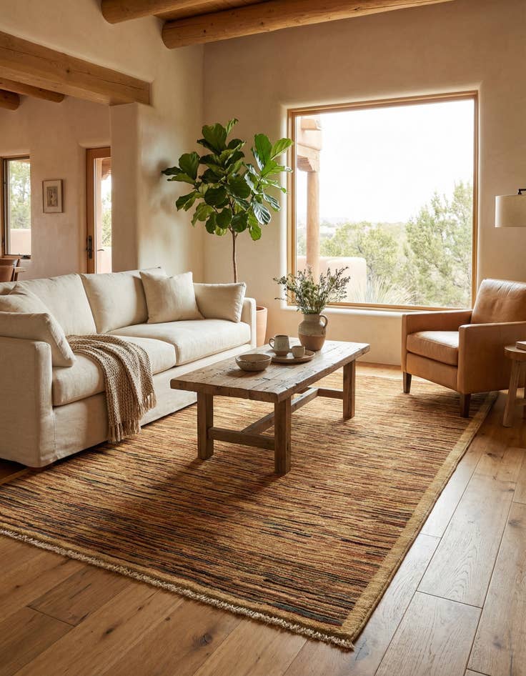 Detail image of  3' 8 x 5' 11 Gabbeh Rug