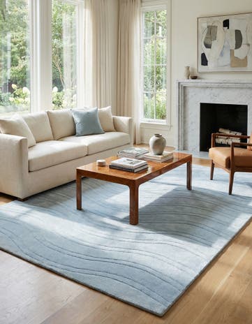 5' 9 x 8' 1 Hand Knotted Darya Wool Rug