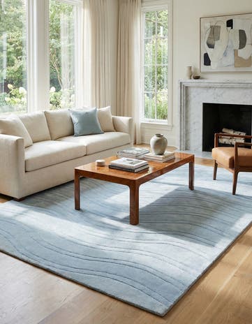5' 9 x 8' 1 Hand Knotted Darya Wool Rug