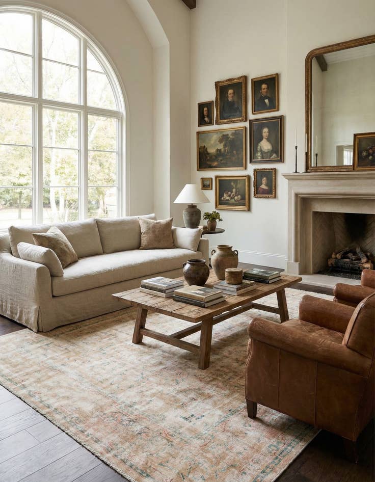 Detail image of  9' 7 x 12' 9  Hand Knotted Ultra Vintage Persian Wool Rug