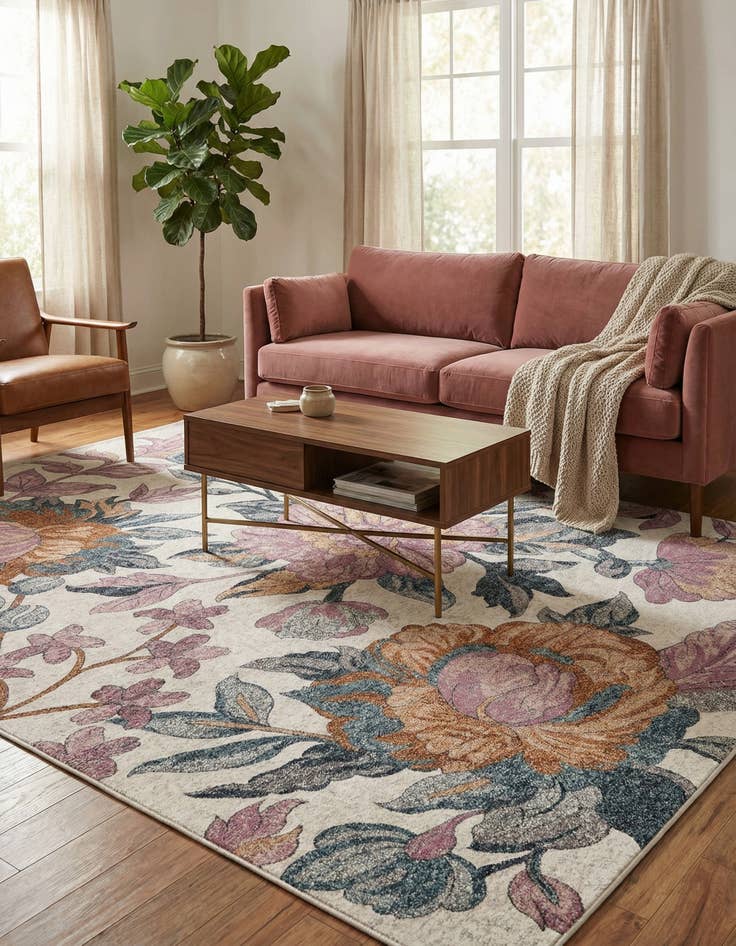 Detail image of  10' x 13' Blossom Rug