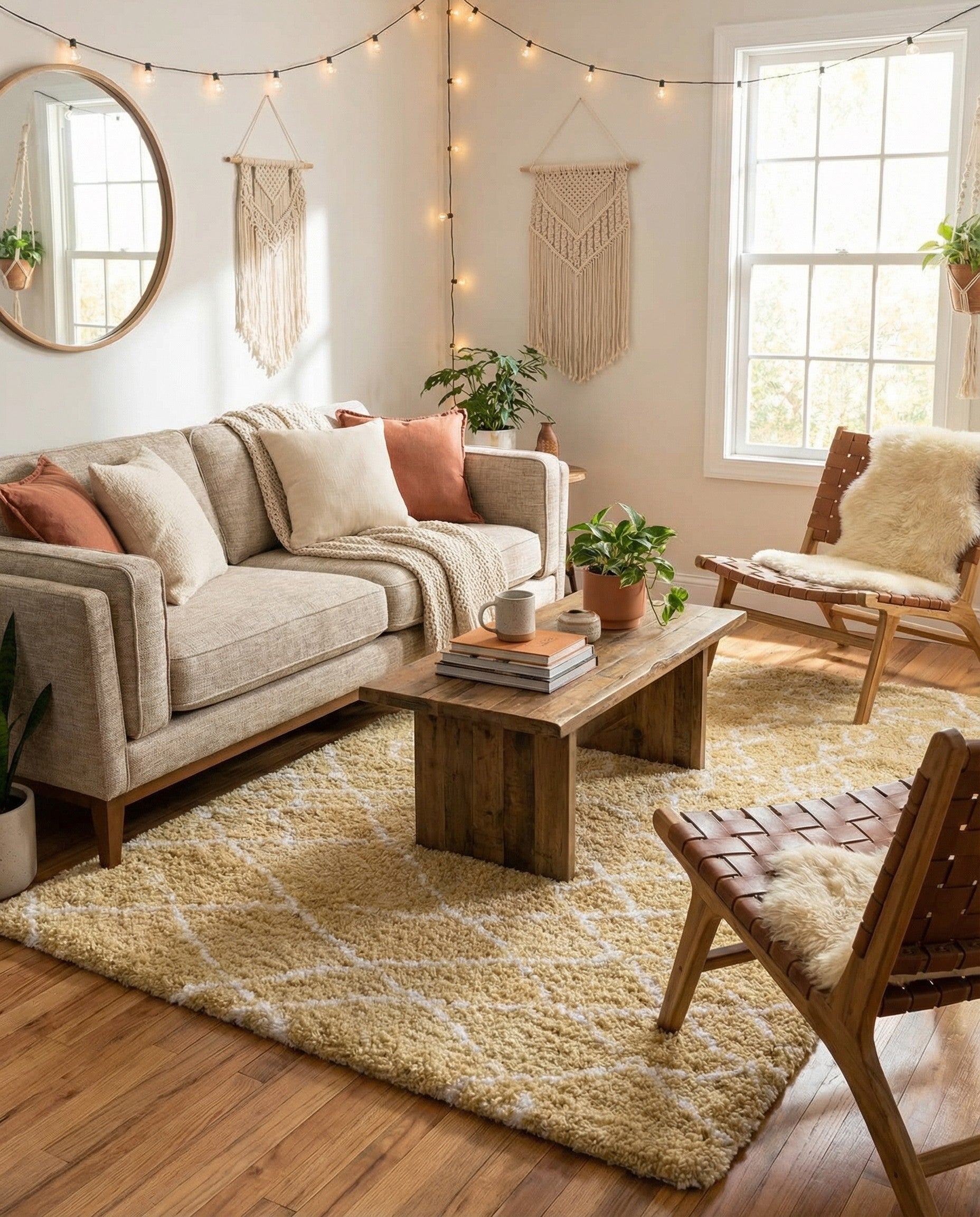  5' x 8' Moroccan Shag Rug