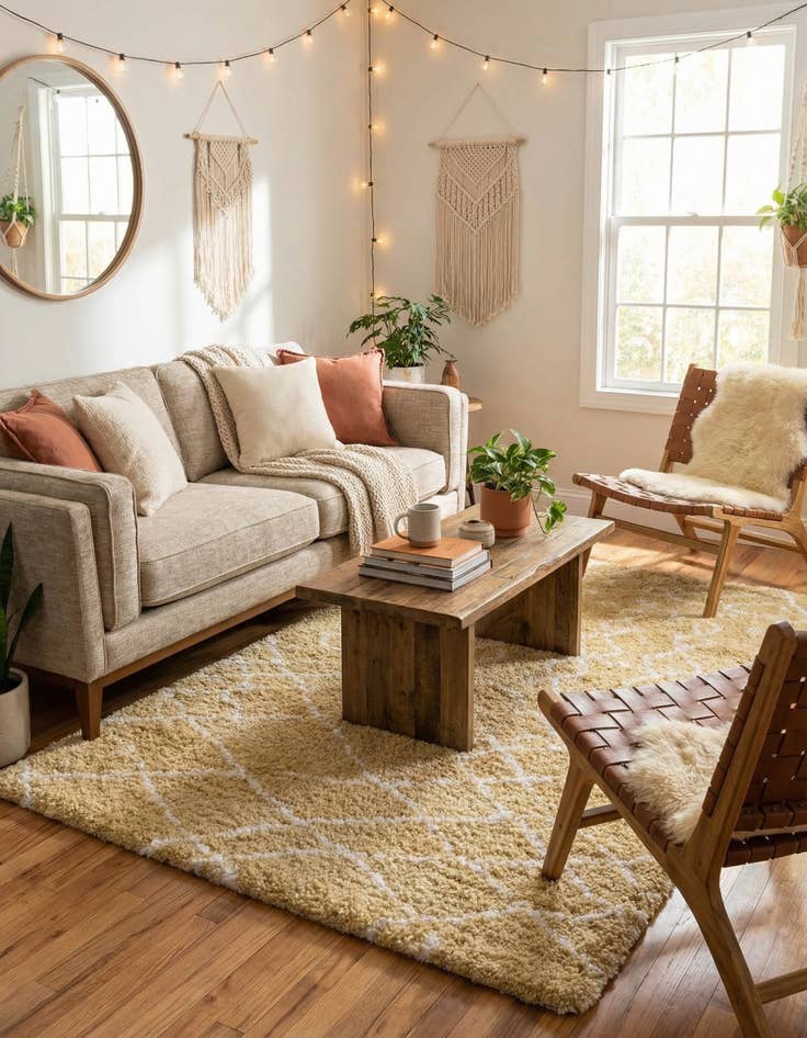 Detail image of 5' x 8' Marrakesh Shag Rug